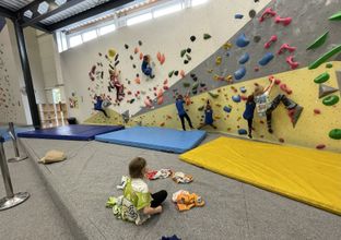 Lezení široký záběr